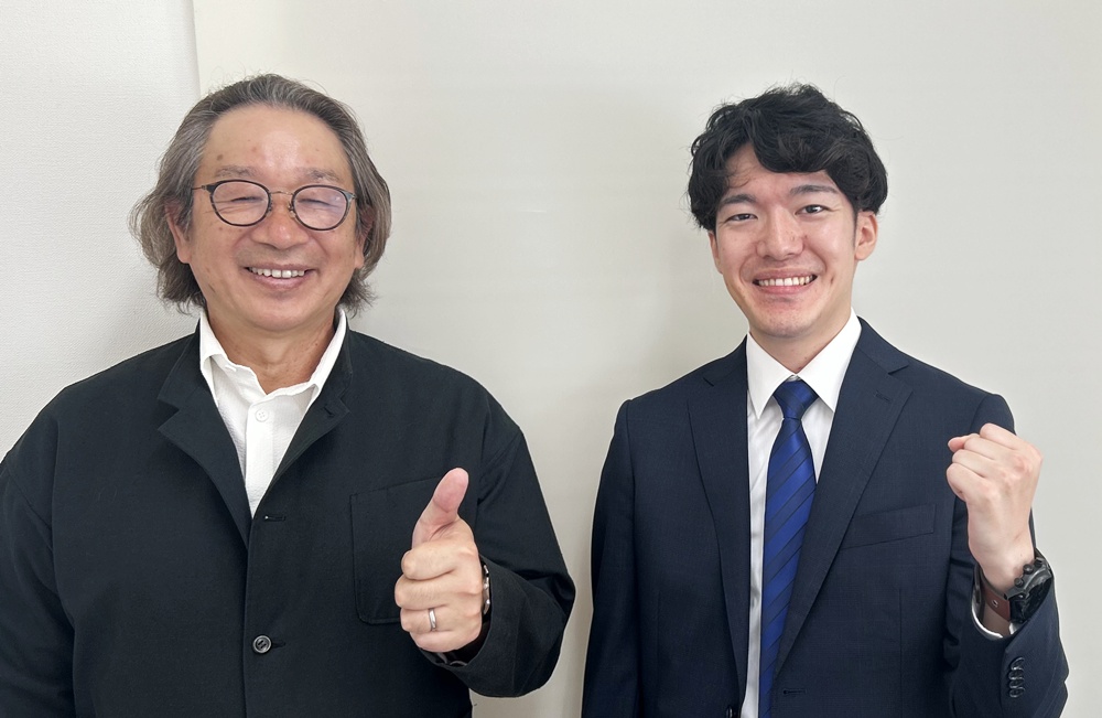 竹内嘉浩代表と伊藤練カウンセラー